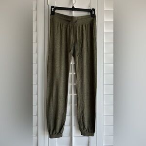 LIVE LOVE DREAM (LLD) by AEROPASTALE Olive Green Elastic Waist Joggers Size XXS